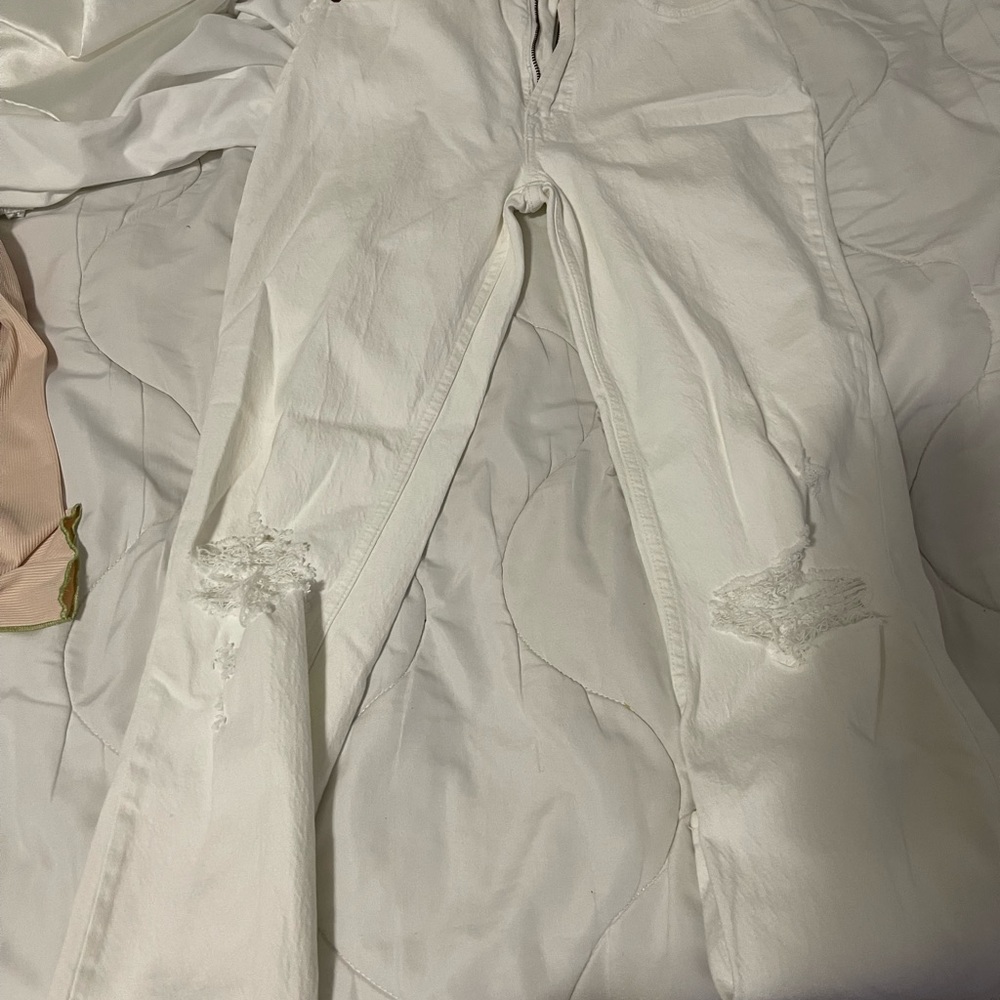 White Abercrombie and fitch